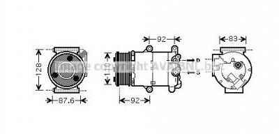 AVA QUALITY COOLING fdk430 -  Компрессор, кондиционер